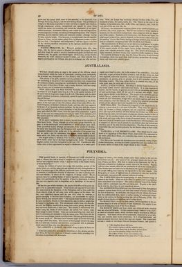 (Text Page to) Of Asia. Australia. Polynesia. (to accompany) A New Juvenile Atlas, And Familiar Introduction To The Use Of Maps: With A Comprehensive View Of The Present State Of The Earth ... First American From The Latest London Edition, Corrected And Improved, By John Melish. Philadelphia, Printed For John Melish, John Vallance, And H.S. Tanner, No. 209, Chestnut-Street, By G. Palmer. 1814.