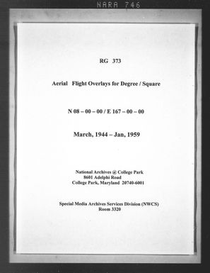 Overlay indexes for degree square 08N167E