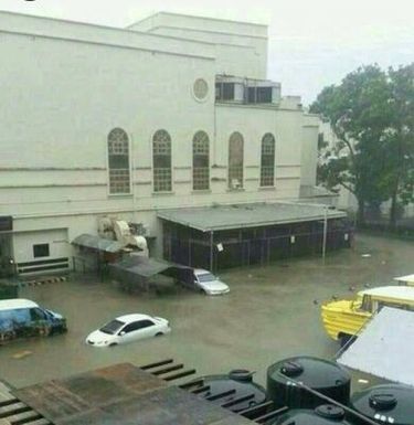 Tropical Storm Halong occurred in Guam from July 28- 31, 2014. Tropical Storm Halong caused flooding and submerged several cars in a parking lot. Photo by Samal