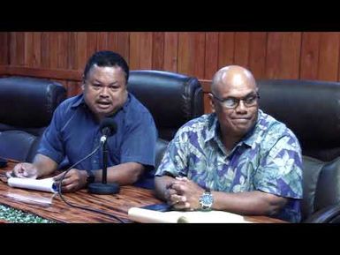 WEEKLY PRSS CONFERENCE W/ MOJ, PNCC And MCCA (9/26/2018)