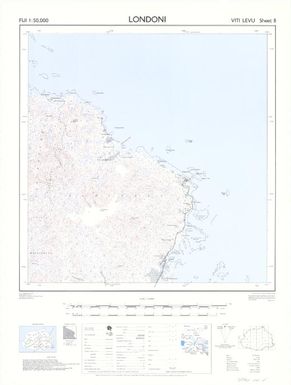 Fiji 1:50,000: Londoni (Sheet Viti Levu 8)