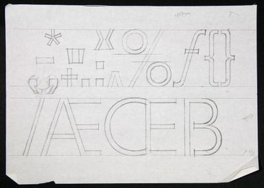 Churchward Type Style Light Sketch