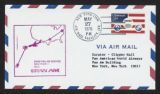 Pan American inaugural 747 jet service: New York to Auckland via Dallas-Ft. Worth, Honolulu, Fiji and French Polynesia