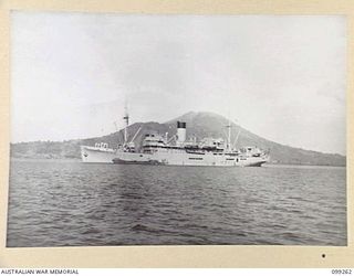 RABAUL, NEW BRITAIN, 1945-11-30. A SHIPMENT OF SHEEP ARRIVED ABOARD SS CHARON FOR SLAUGHTER AND CONSUMPTION BY TROOPS IN THE RABAUL AREA. THEY WILL BE DISTRIBUTED BY AUSTRALIAN ARMY SERVICE CORPS, ..