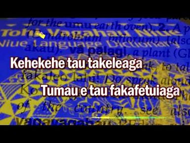 Ko e Vagahau Niue ko e Haku Taoga - Va'aiga Tukuitonga