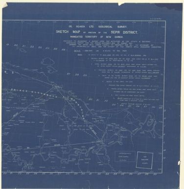 Sketch map of portion of the Sepik District : to accompany a report upon the activities of the Aitape and Matapau geological survey for the period November 1935 to August 1935 ([east half])