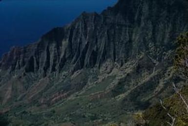 [Cliffs of Kalalau Valley, United States]