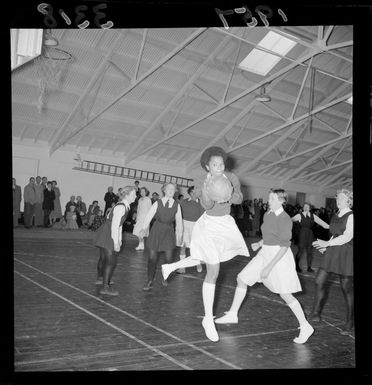 Basketball game between Fiji and Hutt Valley B team, Lower Hutt