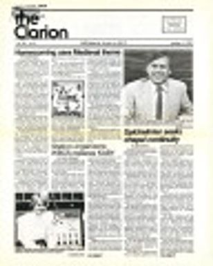 Clarion 1982-10-01 Vol 58 No 04; The Bethel Clarion