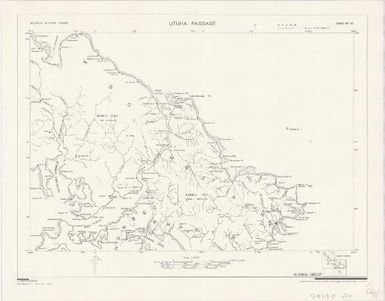 Solomon Islands 1:50,000: Utuha Passage (Sheet 22)