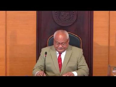 Saunoaga ‘a le Afioga ‘i le Fofoga Fetalai Hon. Papaliʻi Liʻo Taeu Masipau – 21 January 2025