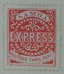 Stamp: Samoan Three Pence