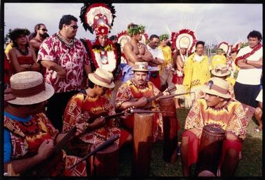 Tahitian dancers, Apia, Samoa