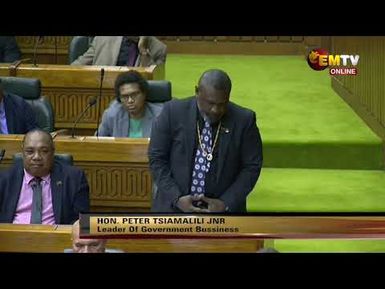 NATIONAL PARLIAMENT SITTING | 2PM | WEDNESDAY 05th JUNE, 2024