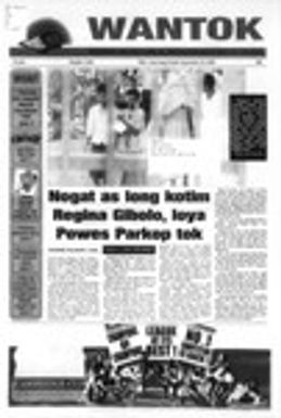 Wantok Niuspepa--Issue No. 1263 (September 10, 1998)