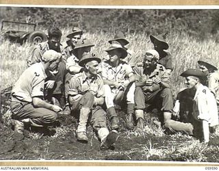 FINSCHHAFEN, NEW GUINEA, 1943-10-28. WHEN TWO PLATOONS OF "C" COMPANY, 2/3RD AUSTRALIAN PIONEER BATTALION WERE CUT OFF NORTH WEST OF KATIKA FOR SIX DAYS, PILOTS OF NO. 4 SQUADRON (ARMY COOPERATION) ..