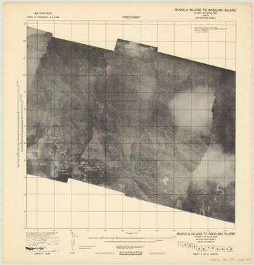 [Papua New Guinea 1:30,000 photomap] (Mugula Island to Basilaki Island 3)