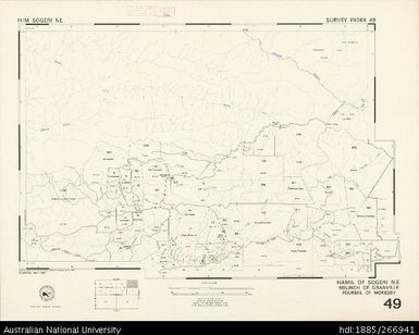 Papua New Guinea, Hamil of Sogeri NE, Survey Index 49, 1:25 000, 1974