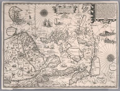 (East Asia.) Exacta & accurata delineatio cum orarum maritimarum rum etiam locorum terrestrium que in regionibus China, Cauchinchina .... Carte de Malacca & de China, & Isles de Sumatra, Java, Molucques, Manilles, & Japan.