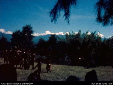Men and children at the election