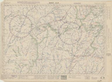 Australian aeronautical map (Sheet G8)