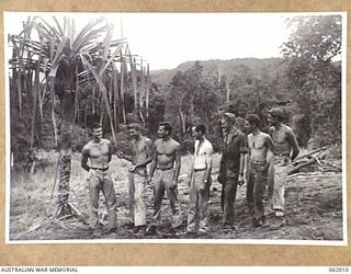 DREGER HARBOUR, NEW GUINEA. 1943-12-05. MEN OF THE HEADQUARTER'S DETACHMENT 348TH UNITED STATES FIGHTER GROUP