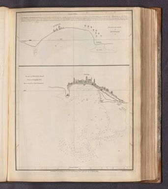 Plan of the bay of Huddada by… (with) Plan of Mocha Road from on English MS. Received from Capt. Clements