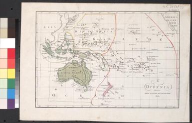 L'Oceania / divisa nelle quattro sue magne parti 1844