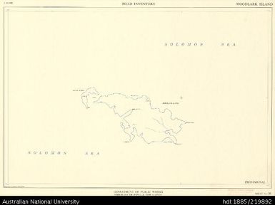 Papua New Guinea, Woodlark Island, Road Inventory Series, Sheet 36, 1:250 000, 1967