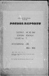 Patrol Reports. Milne Bay District, Esa'ala, 1953 - 1955