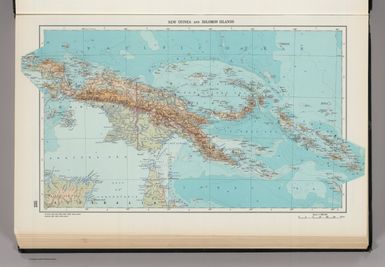 335. New Guinea and Solomon Islands. The World Atlas.