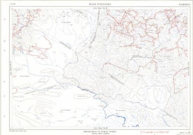 Papua New Guinea road inventory, July 1975: Karimui (Sheet 19)