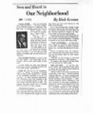 Seen and heard in our neighborhood, 1970-01-07
