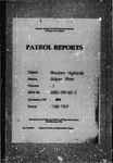 Patrol Reports. Western Highlands District, Baiyer River, 1968 - 1969