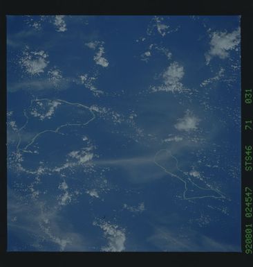 S46-71-031 - STS-046 - Earth observations taken from the shuttle orbiter Atlantis during STS-46