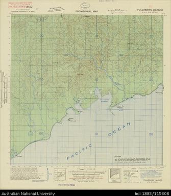 Papua New Guinea, New Britain, Fulleborn Harbor, Provisional map, Sheet B56/9, 1943, 1:63 360