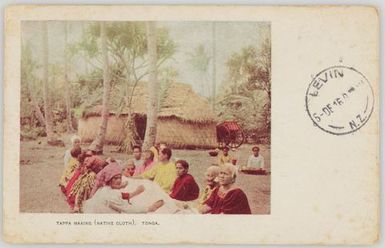 Tapa Making (Native Cloth), Tonga