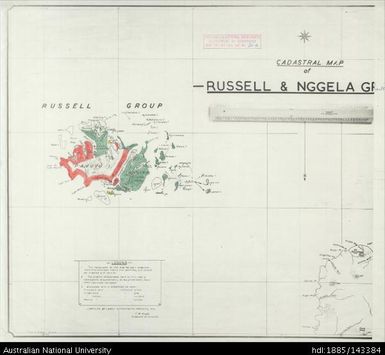 Solomon Islands, Russell & Nggela Groups, Sheet: 585 West, 1950, 1:120 000