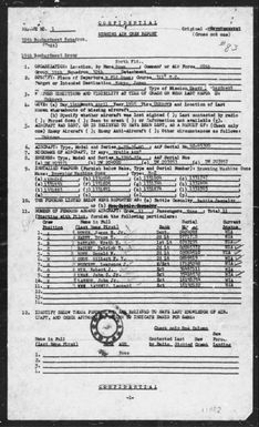 Missing Air Crew Report number 14282