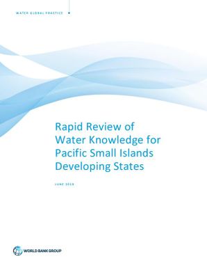 Rapid review of water knowledge for Pacific small islands developing states.