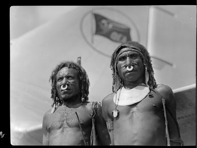 Two local men, Goroka, Eastern Highlands, Papua New Guinea