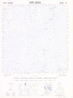 Fiji 1:50,000 (Sheet Viti Levu 12)