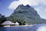 French Polynesia, Club Mediterranee on shore of Bora Bora