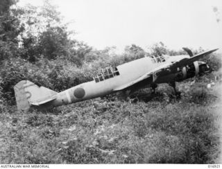 NEW BRITAIN, 1944-04-13. JAPANESE MITSUBISHI KI-46 ARMY TYPE 100 COMMAND RECONNAISSANCE AIRCRAFT (ALLIED CODE NAME DINAH), FOUND ON GASMATA AIRSTRIP. (NEGATIVE BY EDWARDS)