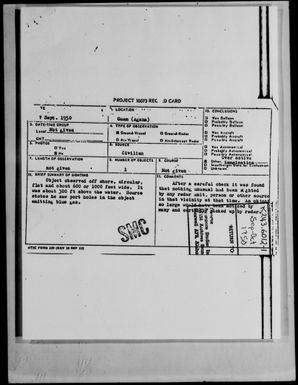 Guam (Agana), September 1950