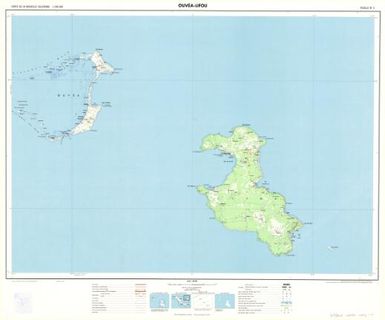 Carte de la Nouvelle Caledonie 1200,000: Ouvea-Lifou (Sheet 5)