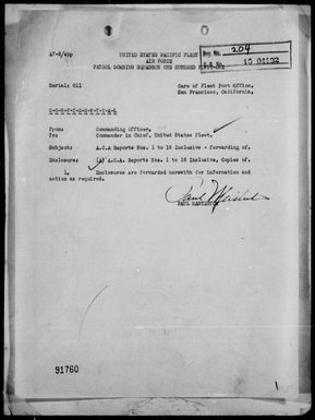 VB-151 - ACA Form Reps Nos 1-16 - Rep of Bombing & Reconnaissance of Nauru & Ocean Is, 8/13-27/44