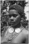 Woman with jewelry and ornaments