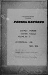 Patrol Reports. Morobe District, Kabwum, 1968 - 1969