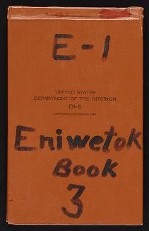 Eniwetok, (E-1) book 3, June 24 - July 12, 1952